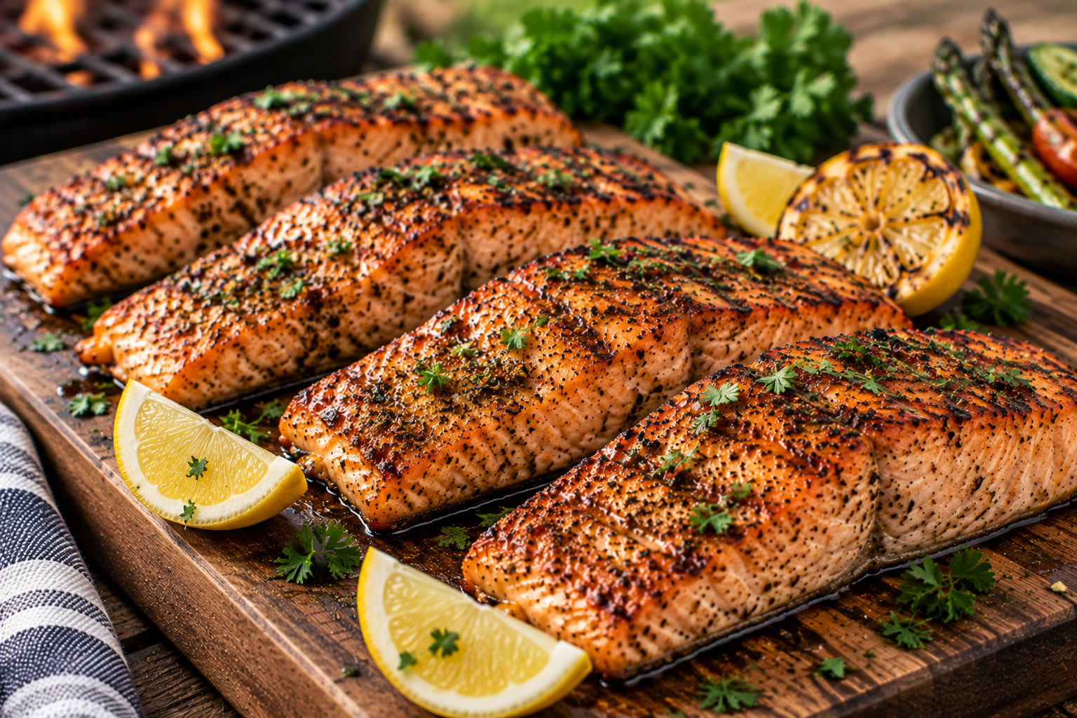 Savory Grilled Salmon