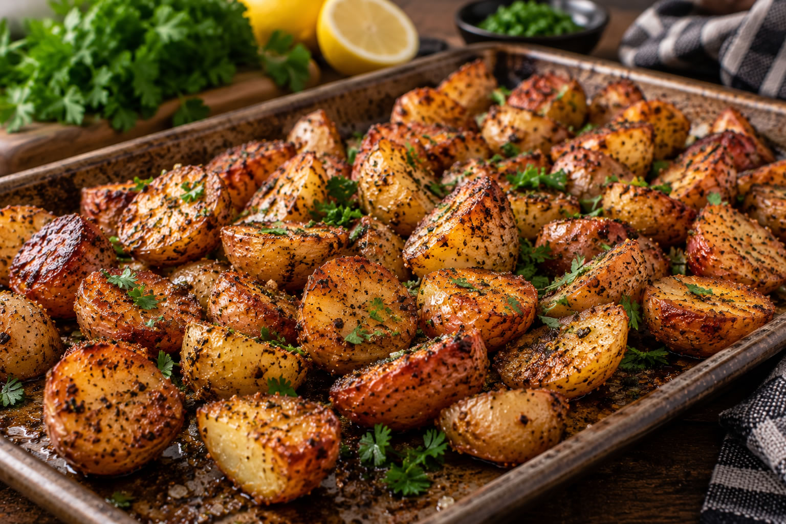 Crispy House Seasoning Roasted Potatoes