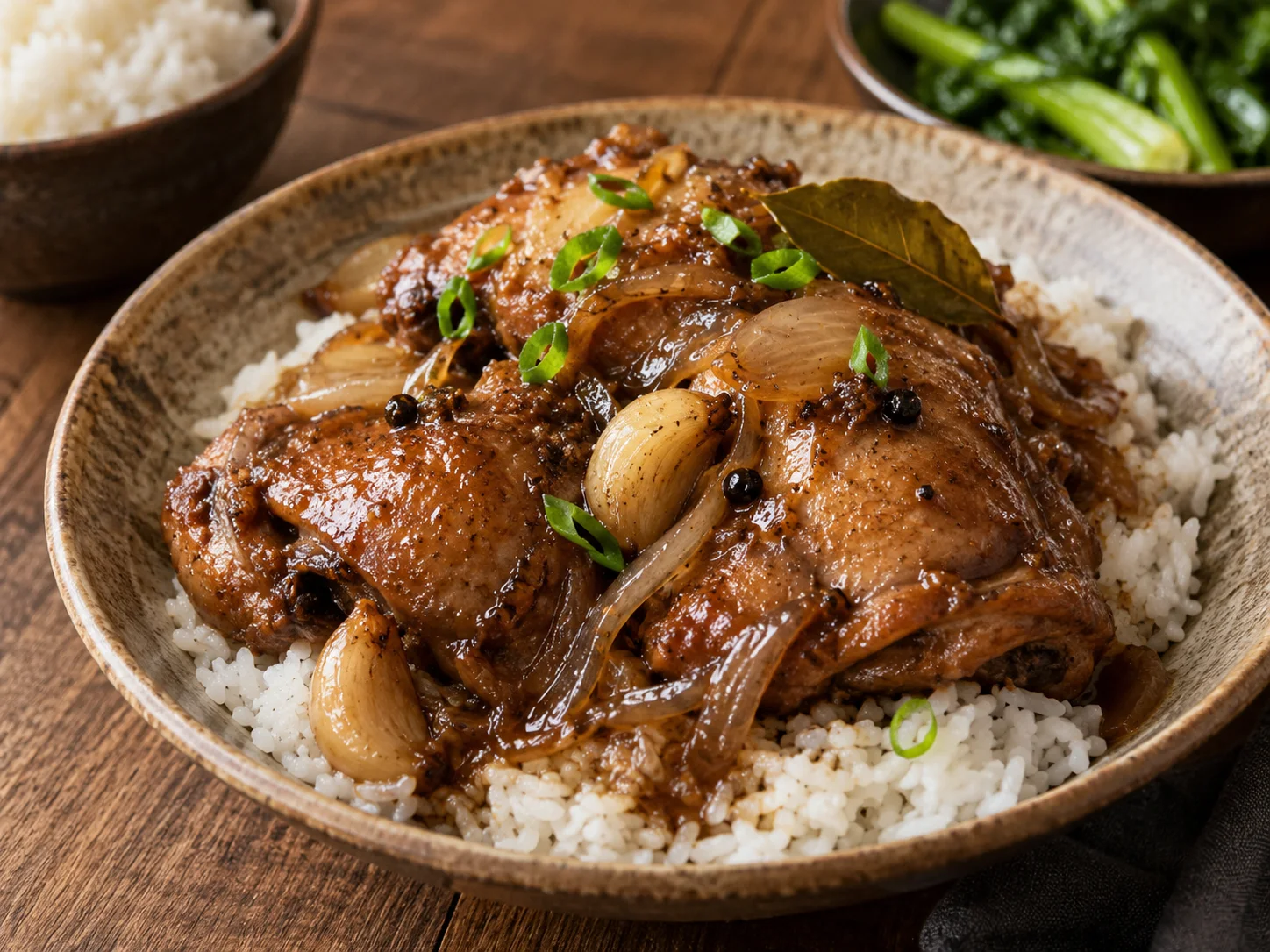 Garlic Pepper Chicken Adobo