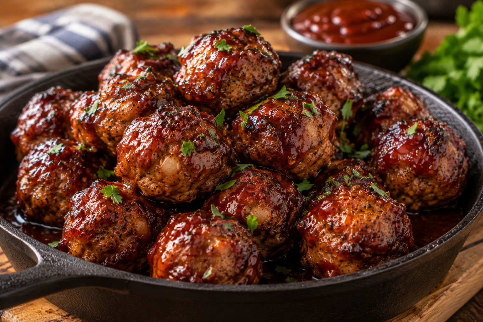 Southwest Smoked Meatballs